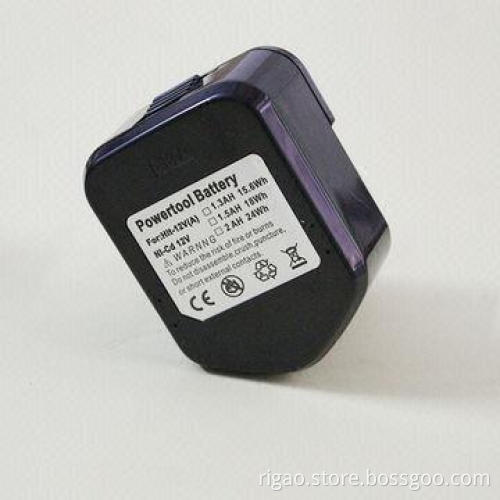12V 1300mAh Replacement Battery for Hitachi EB1212S, EB1214L